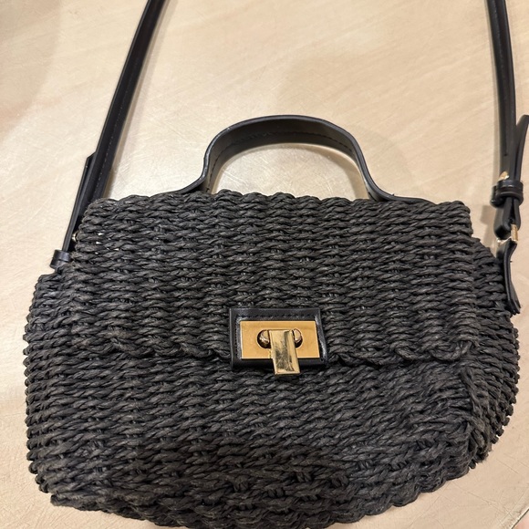 Zara Bags Zara Paper Straw Crossbody Bag Poshmark